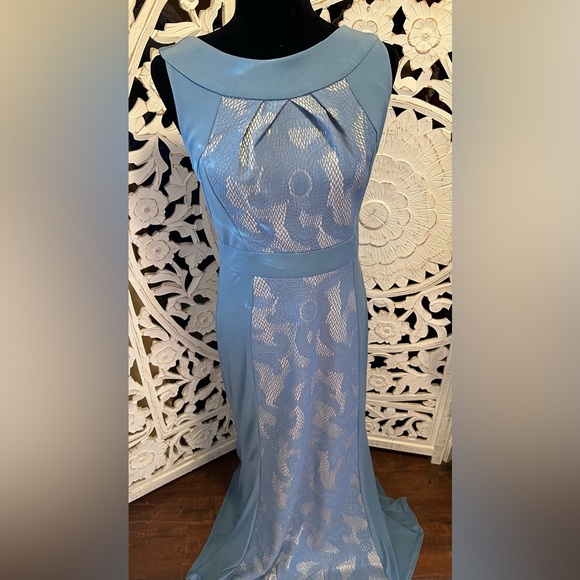 NWT blue formal dress by Sangria - Picture 5 of 7